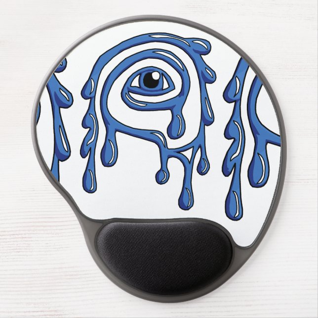 Abstract Tears Gel Mouse Pad (Front)