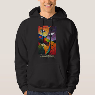 Abstract Tears Runneth Over by Christopher -ORA... Hoodie