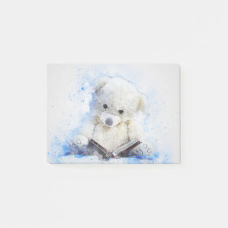 Abstract Teddy Bear Post-it Notes