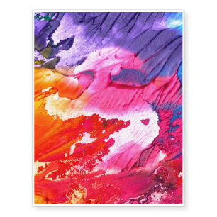 Abstract Temporary Tattoos