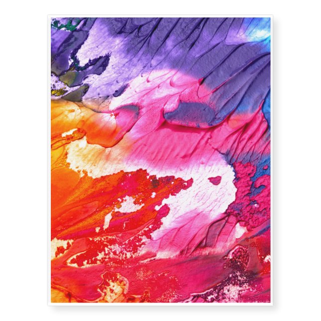 Abstract Temporary Tattoos (Front)