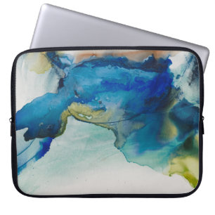 Abstract Terrain - Blue Laptop Sleeve