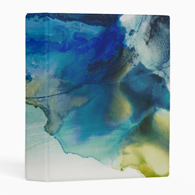 Abstract Terrain - Blue Mini Binder (Front/Spine)