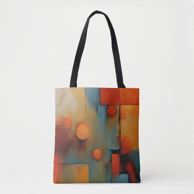 Abstract Textural Art: Concept art colors Tote Bag (Front)