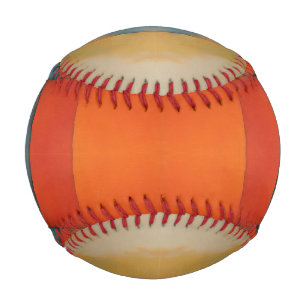 Abstract Textural Art: Nature concept art colors Baseball