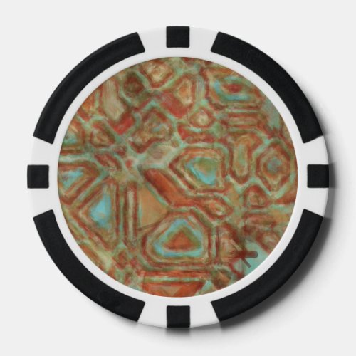 Abstract Texture 10 TPD Poker Chips