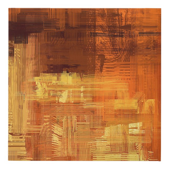 Abstract texture. 2d illustration. Expressive hand Faux Canvas Print (Front)