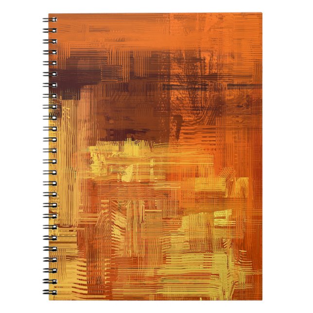 Abstract texture. 2d illustration. Expressive hand Notebook (Front)
