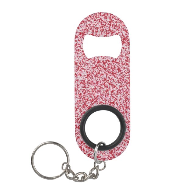 Abstract Texture Keychain Bottle Opener (Front)