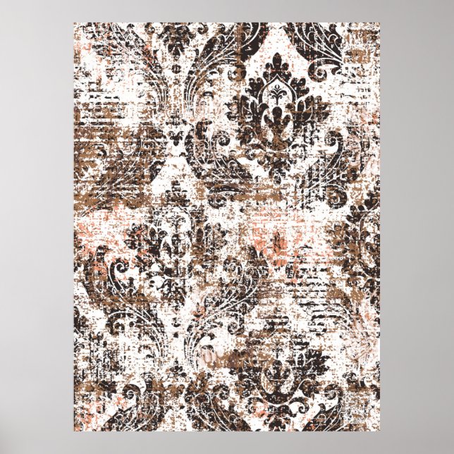 Abstract texture or grunge background. Art texture Poster (Front)