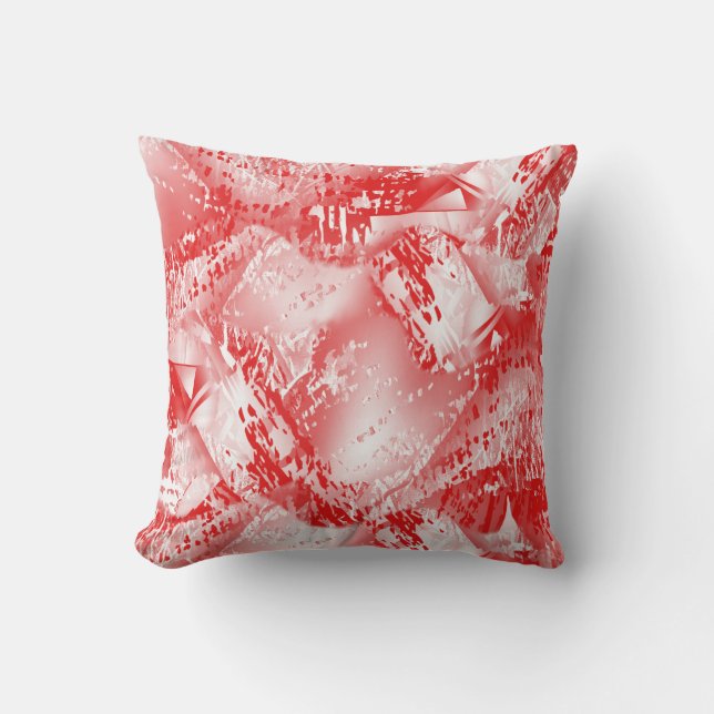 Abstract texture repeat creative modern pattern il throw pillow (Front)