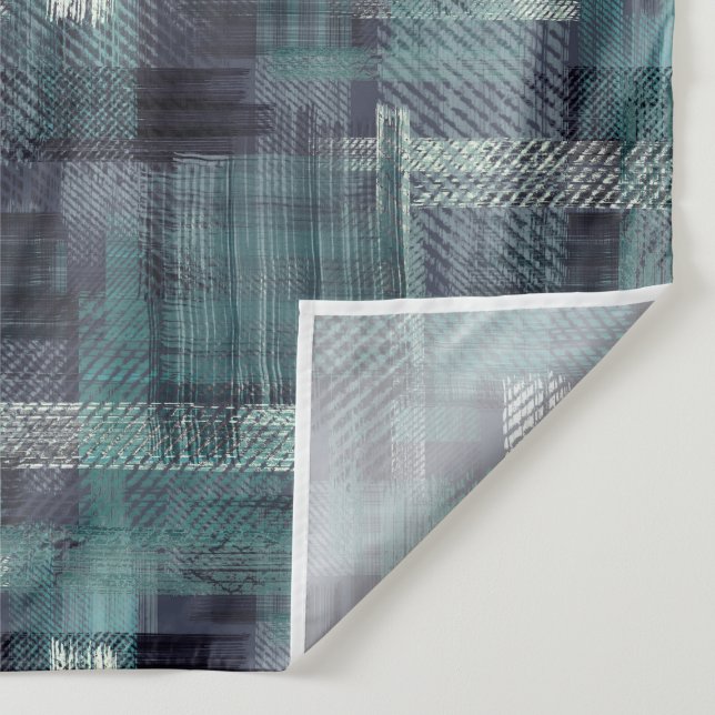 Abstract textured grey blue grunge pattern. tapestry (Detail)