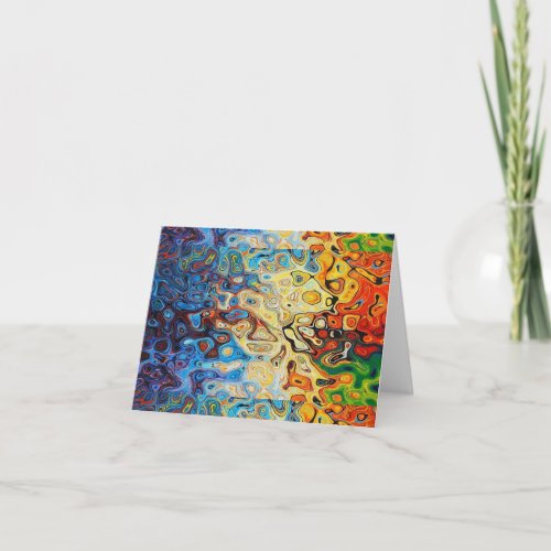 Abstract textured pattern card