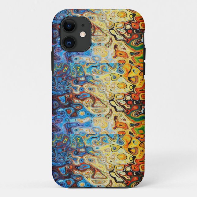 Abstract textured pattern Case-Mate iPhone case (Back)
