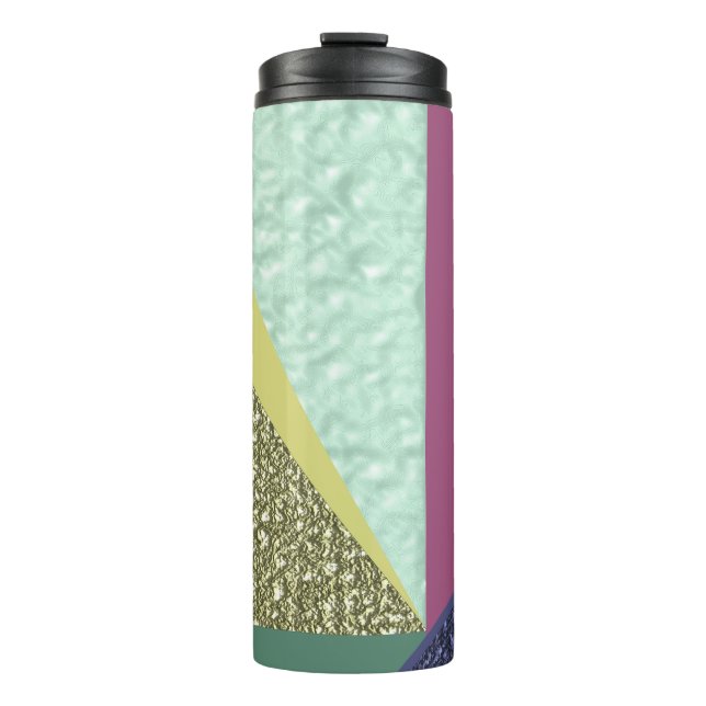 Abstract textured  thermal tumbler (Front)