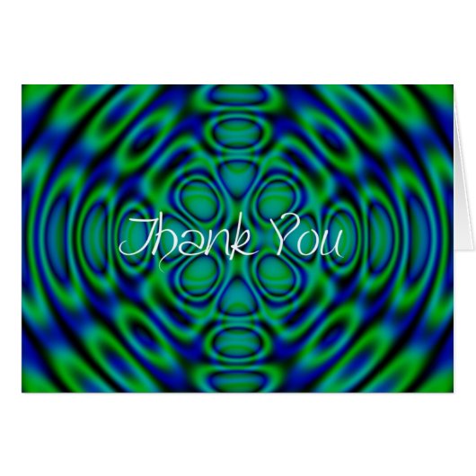 Abstract Thank You Cards (Front Horizontal)