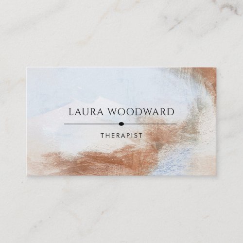 Abstract Therapist Business Card
