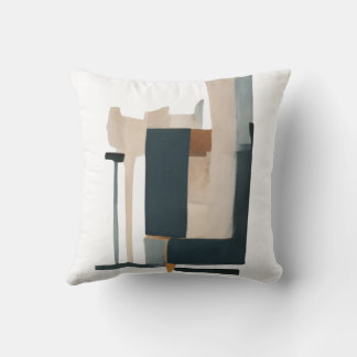 abstract throw pillow