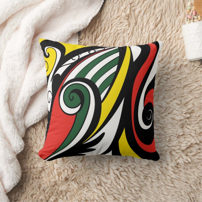 abstract throw pillow (Blanket)