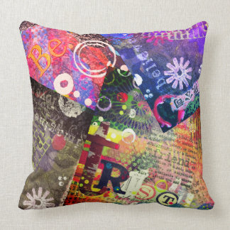 Abstract Throw Pillow