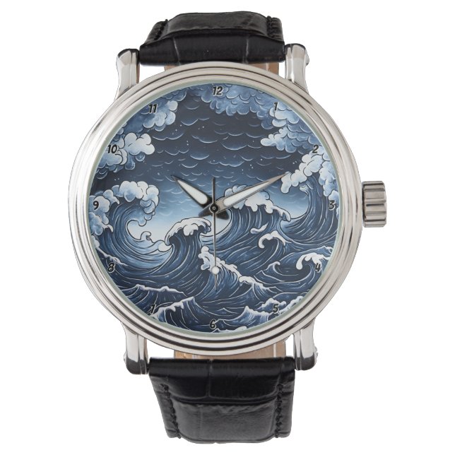 Abstract Tide" - Ocean Wave Watch (Front)