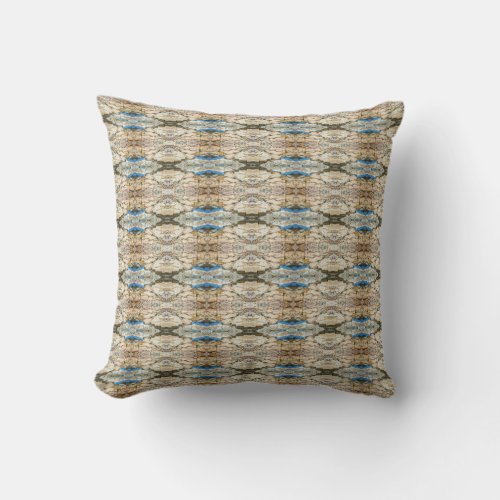 Abstract Tide Pool Pattern Outdoor Pillow