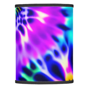 Abstract Tie Dye Adire Pattern Lamp Shade