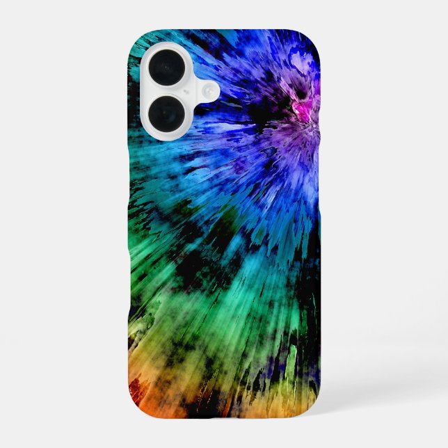 Abstract Tie Dye Iphone Case (Back)
