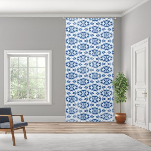 Abstract Tie Dye Shibori Pattern Blackout Curtains