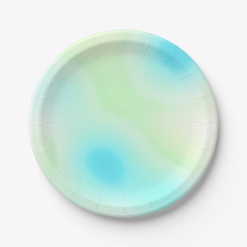 Abstract Tie Dye Style Paper Plates