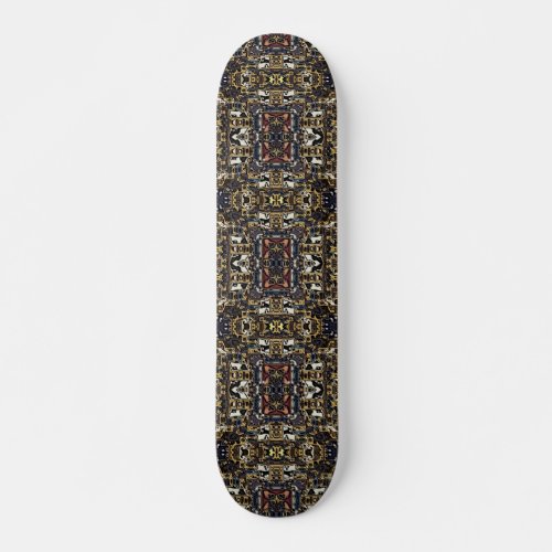 Abstract Tile Design Skateboard