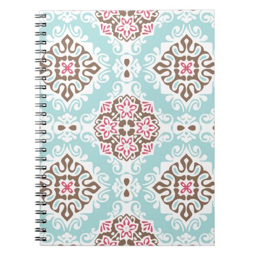 Abstract Tiled Vintage Seamless Pattern Notebook