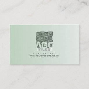 Abstract Tiles Business Card