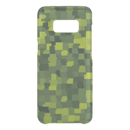 Abstract tiles pattern camouflage green uncommon samsung galaxy s8 case