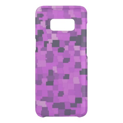 Abstract tiles pattern camouflage pink-purple uncommon samsung galaxy s8 case