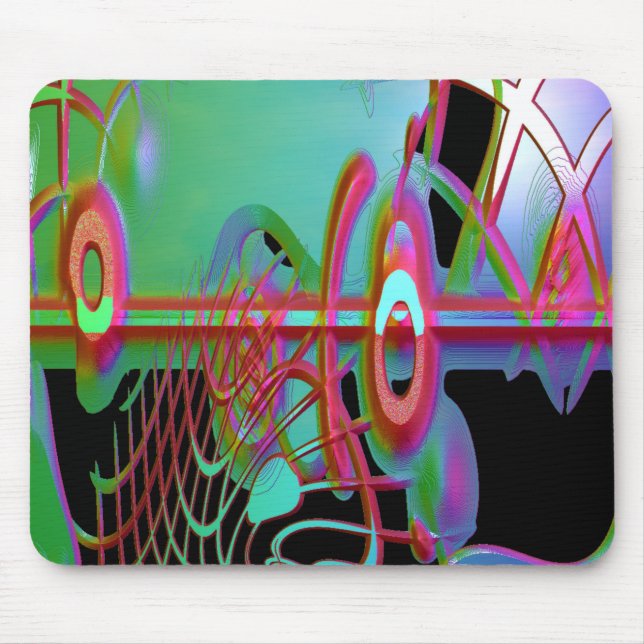 Abstract Togetherness Mousepad (Front)