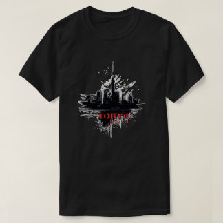 Abstract Tokyo Japan cityscape T-Shirt