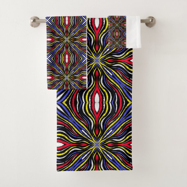 Abstract towels set (Insitu)