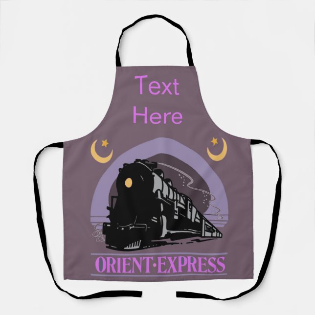 Abstract Train Design add text, Apron (Front)