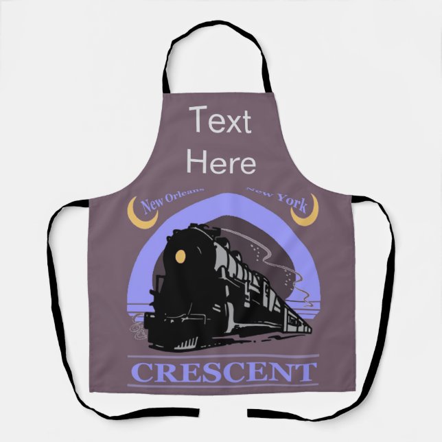 Abstract Train Design add text, Apron (Front)