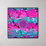 Abstract Tranced by Orchid 665 Canvas Print