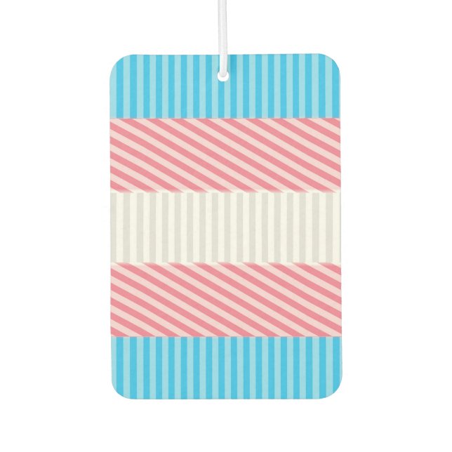 Abstract Transgender Pride Flag   Air Freshener (Front)