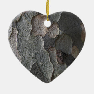 Abstract tree bark macro ornament