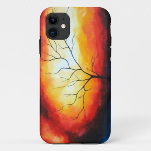 Abstract Tree Canvas Art iPhone 5 Case