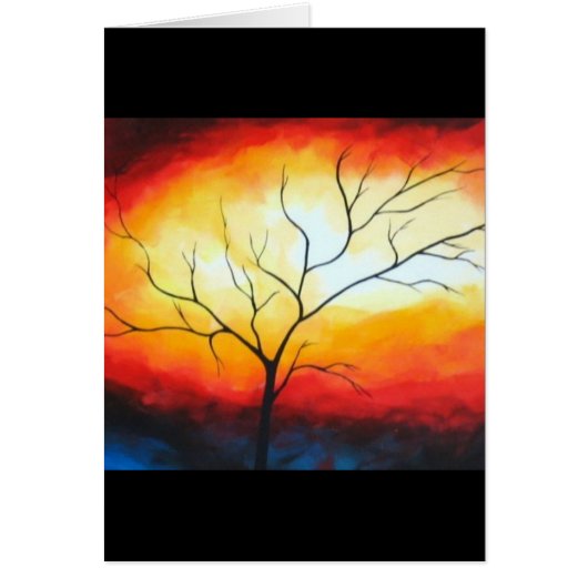Abstract Tree Card (Front)
