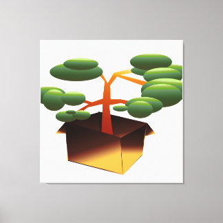 Abstract Tree Design. Canvas Print