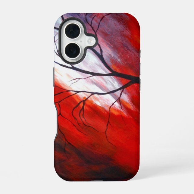 Abstract Tree Iphone Case (Back)