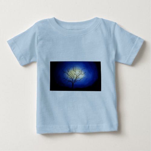 Abstract Tree _ Modern Art Baby T_Shirt