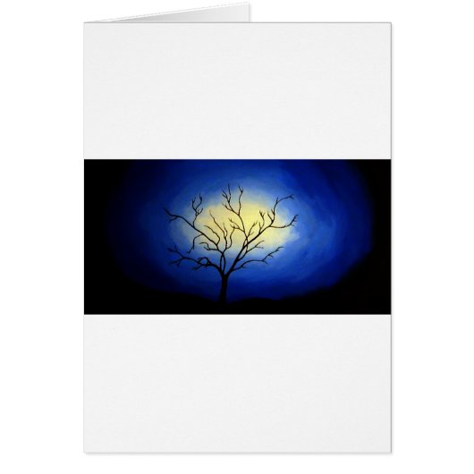 Abstract Tree - Modern Art Cards (Front)