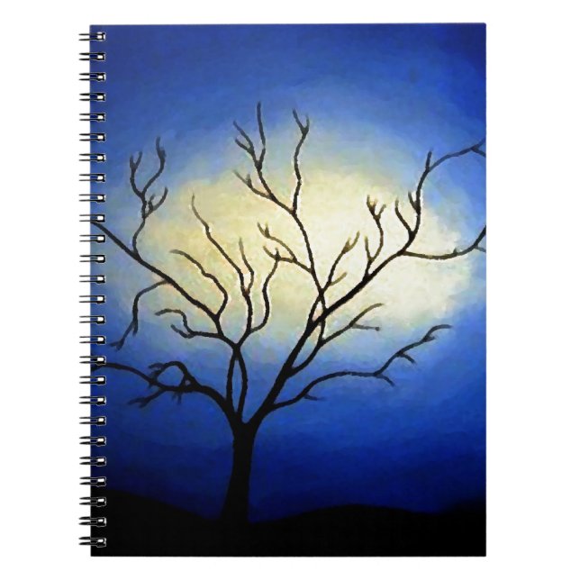 Abstract Tree - Modern Art Notebook (Front)